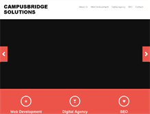 Tablet Screenshot of campusbridgesolutions.com